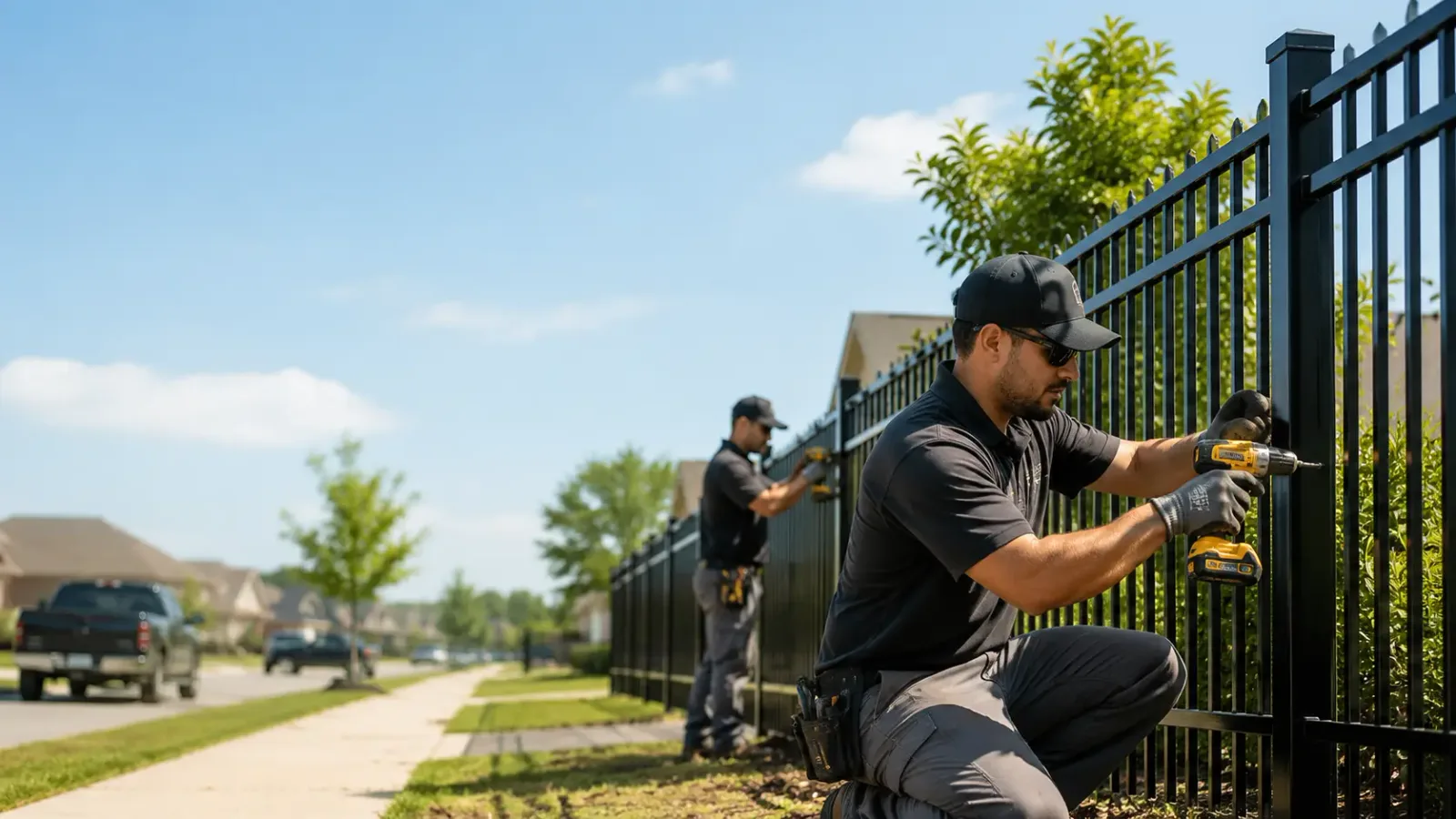 Metal Fence Installation in Bozrah, CT